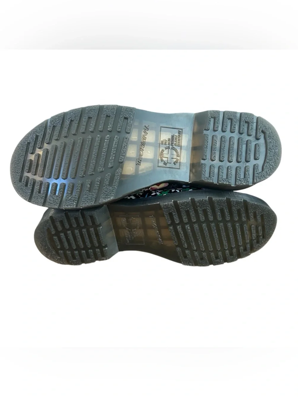 1460 Pascal Floral Mash Up Leather Lace Up Boots - Picture 6 of 6